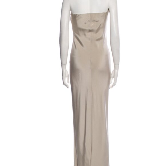 Atelier Versace Couture Silk Satin Strapless Evening Gown - Limited - Picture 3 of 4